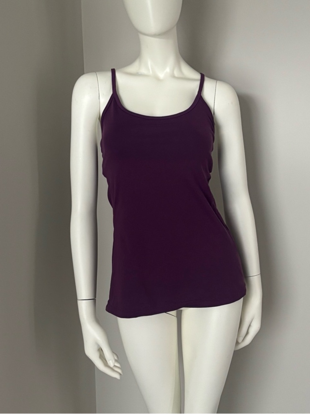 Purple Women's Spaghetti Strap Workout Tank Top